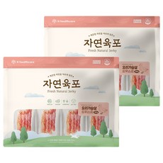 자연육포 강아지 오리가슴살 트위스트, 2개, 300g, 오리고기