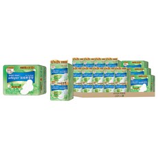 whisper 好自在 AirDry Fresh 草本健康普通組 20片 9包 + 12片 3包, 1套, 216片, 24cm + 18cm