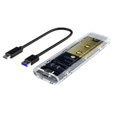 비잽 M B&M NGFF M.2 NVMe SSD USB 3.2 Gen2 10Gbps 외장하드 케이스, BZS1, 1개