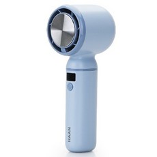 한경희생활과학 100단 초강력 냉각 아이스 미니 휴대용 선풍기, 새틴블루, HF-T60C