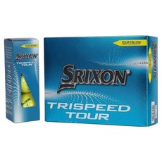 스릭슨 던롭코리아 TRISPEED 투어 골프공 3피스, 투어 옐로우, 1개, 12개입 투어 옐로우, 1개, 12개입