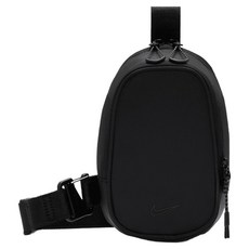 NIKE 耐吉 運動通勤斜揹包 1L, 黑色, 1個