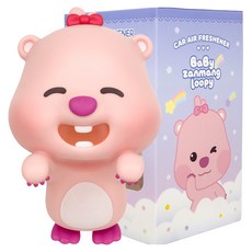 BELLE AMANT Baby Zanmang Loopy導航螢幕掛式車用芳香劑, 1個, 清新棉花