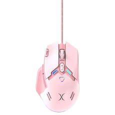 FOXXRAY 狐鐳 風隼 10鍵全自訂 電競 滑鼠 粉色 HM-93 12個月保固