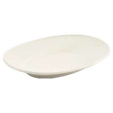 에라토 유유 카페 브런치 도자기 접시, 샌드화이트, 1개