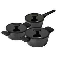 Silvat Bellina 電磁爐用鍛造鈦金屬IH鍋具3件組
