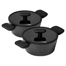 Silvat Bellina 電磁爐用鍛造鈦金屬IH鍋具2件組