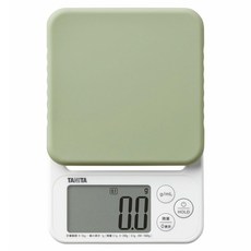 TANITA 塔尼達 矽膠可拆洗電子磅秤, 綠色, KJ-222GR, 2kg