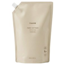 ruuve EQ-FREE 纖維柔軟精 無香 補充包, 1個, 1.3L