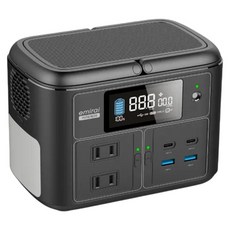 MIRENEX emirai 儲能小瓦力PRO 200W/192Wh/60000mAh, 黑色, NEX-430-BK