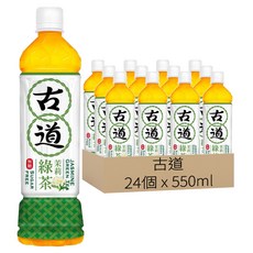 古道 苿莉綠茶 無糖, 24個, 550ml