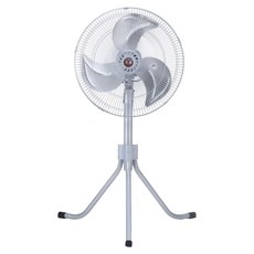 金豪牌 金屬支架 3-Blade 鋁製 工業立扇 電風扇 銀色 強勁風力 120度擺頭 18" TS-181