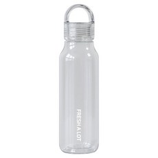 프레쉬어랏 트라이탄 핸들캡 에어 보틀, 클리어, 650ml, 1개 클리어, 650ml, 1개