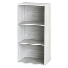 EASYHOME 台灣製 加大三空櫃 41.7 x 28.4 x 88.7cm, 白橡木, 1件