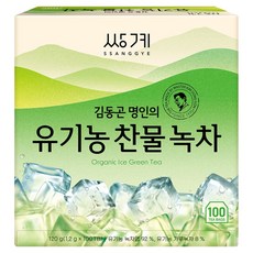 쌍계명차 유기농 찬물 녹차, 1.2g, 1개, 100개입 1.2g, 1개, 100개입