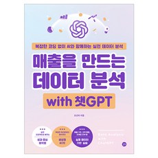 매출을 만드는 데이터 분석 with 챗GPT:복잡한 코딩 없이 AI와 함께하는 실전 데이터 분석, 길벗, 조선미