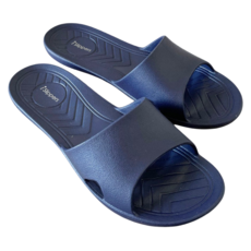 TAIWAN SLIPPER 台灣犀利趴 台灣製 日光系列 一體成型輕巧室內拖鞋, 深藍色, 1雙
