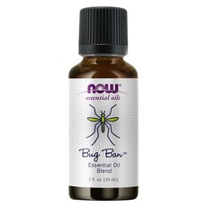NOW Foods 飛蟲勿擾複方精油 Bug BanTM Essential Oil Blend, 1件, 30ml, 香茅 + 檸檬香茅 + 迷迭香 + 百里香