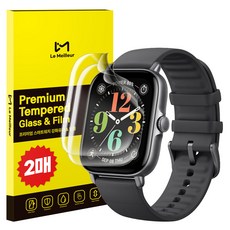 Le Meilleur Amazfit GTR GTS Real Fit 螢幕保護貼 2片組, 1套, 透明