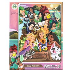 HUNDRED PICTURES 百耘圖 Disney Princess 公主 拼圖 HPD0520-208 53 x 38cm, 混和顏色, 1個, 520片
