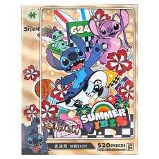 HUNDRED PICTURES 百耘圖 Stitch 史迪奇 拼圖 HPD0520-209 53 x 38cm, 混和顏色, 1個, 520片