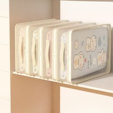 Malltoday 衣物整理收納箱 收納盒, 混合顏色, 4個