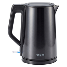 SAMPO 聲寶 雙層不鏽鋼防燙快煮壺 1.5L, KP-CK15D
