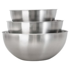 퀸센스 올스텐 믹싱볼 3종 세트, 1세트, 믹싱볼 19cm + 25cm + 28cm