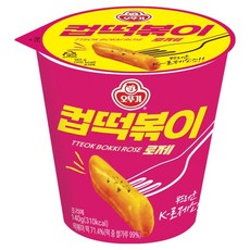 오뚜기 컵떡볶이 로제, 1개, 140g