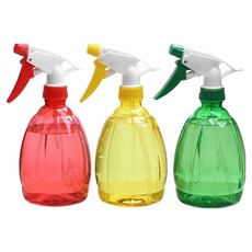 지앤와이 캔디컬러 투명 분무기 500ml, 랜덤발송, 3개