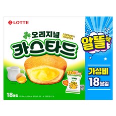 롯데카스타드 오리지널 알뜰팩 18p, 414g, 1개