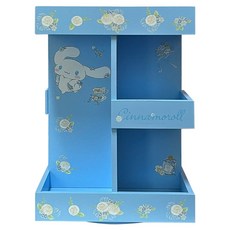 Sanrio 三麗鷗 大耳狗喜拿旋轉收納櫃 SCN1016, 藍色花園, 1個