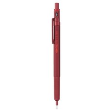 rotring 紅環 600 自動鉛筆 紅色, 1個, 0.7mm