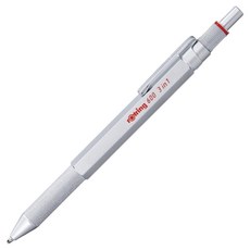 rotring 紅環 600 3合1多功能筆, 銀色, 1個
