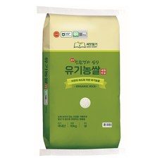 농협 씨앗일기 새청무 유기농쌀, 10kg, 1개, 상등급