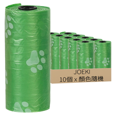JOEKI 寵物拾便袋, 顏色隨機, 10個, 15個裝