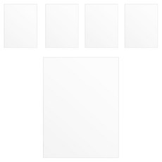 아크포스 ABS 화이트 보드판 백색 180 x 300 mm, 5개, 3mm