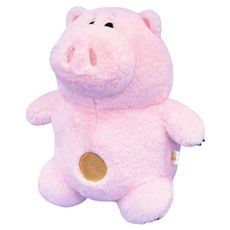 Disney 迪士尼 PIXAR 坐姿火腿豬 12吋, 粉紅色, 1個, 30cm