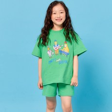 바브키즈 주니어 아동용 애니멀 상하 세트
