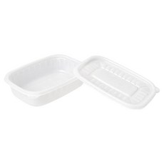 Me & My Way 精米粥湯品蒸蛋容器 小 650ml x 25入 + 蓋子 25入 組