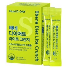 뉴트리디데이 빼네 다이어트 라이트 크런치 28p, 84g, 1개