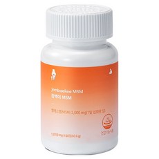Jambaekee MSM 60.6g, 1個, 60錠