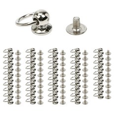 KHOOMIE 皮革手工藝 開放式環 DIY 螺絲型沉頭螺絲 8mm 6W0245
