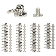 KHOOMIE 皮革手工 開放式環 DIY 螺絲型沉頭螺絲 10mm 6W0245