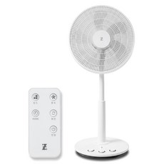 이지베베 수면풍 발터치 저소음 5엽 초미풍 선풍기 35cm + 리모컨 세트, IZI-EF2614RC IZI-EF2614RC