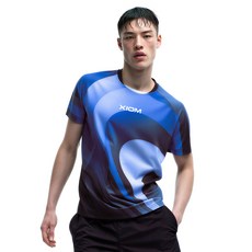 XIOM 波浪T恤, 藍色, 1個