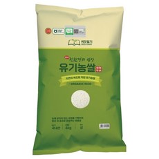 씨앗일기 국내산 새청무 유기농 쌀, 4kg, 1개, 상등급