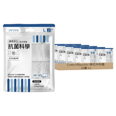 CottonRepublic 棉花共和國 抗菌科學 男用平口免洗棉褲 2件組 10套