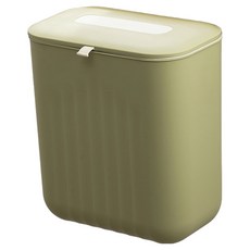모더노바 주방 서랍걸이 슬라이드 뚜껑 쓰레기통 11L BRP4076, 그린