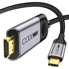 CODEWAY 鏡像傳輸線 Netflix 智慧型手機 USB C to HDMI 電視連接, 1個, 1.2m